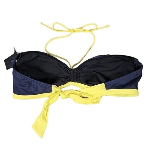 Tommy Hilfiger Bandeau Bikini Top with Halter Tie Sz S - Picture 2 of 9